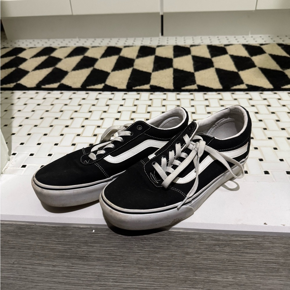 Vans Black and White Sneakers